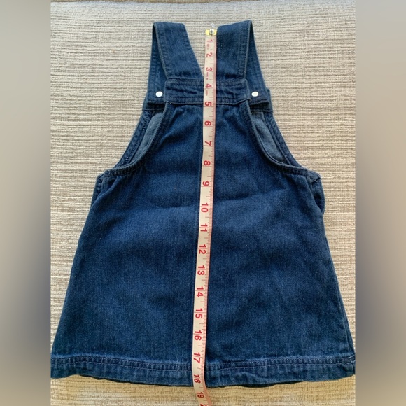 Tahari Dark Blue Denim Overall Dress - 18 months - India Cotton 100% - Picture 8 of 11